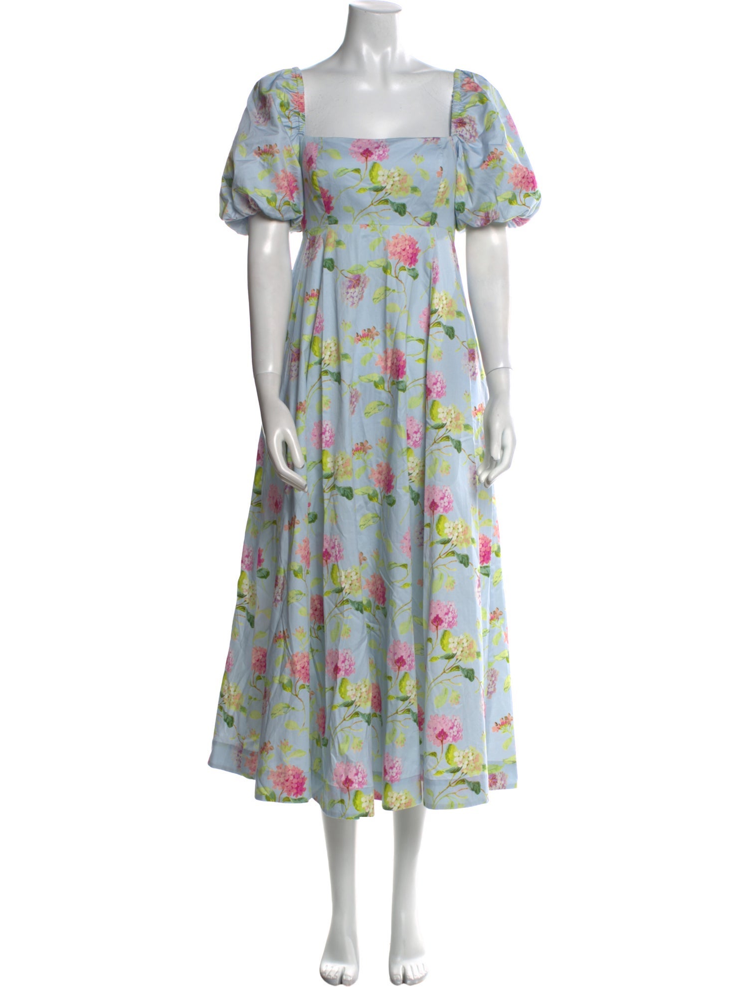Hill House Home Floral Print Midi Length Dress