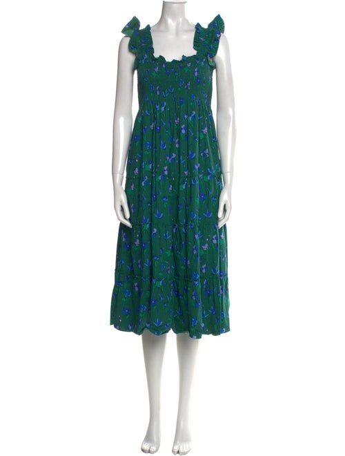 Hill House Home Floral Print Long Dress