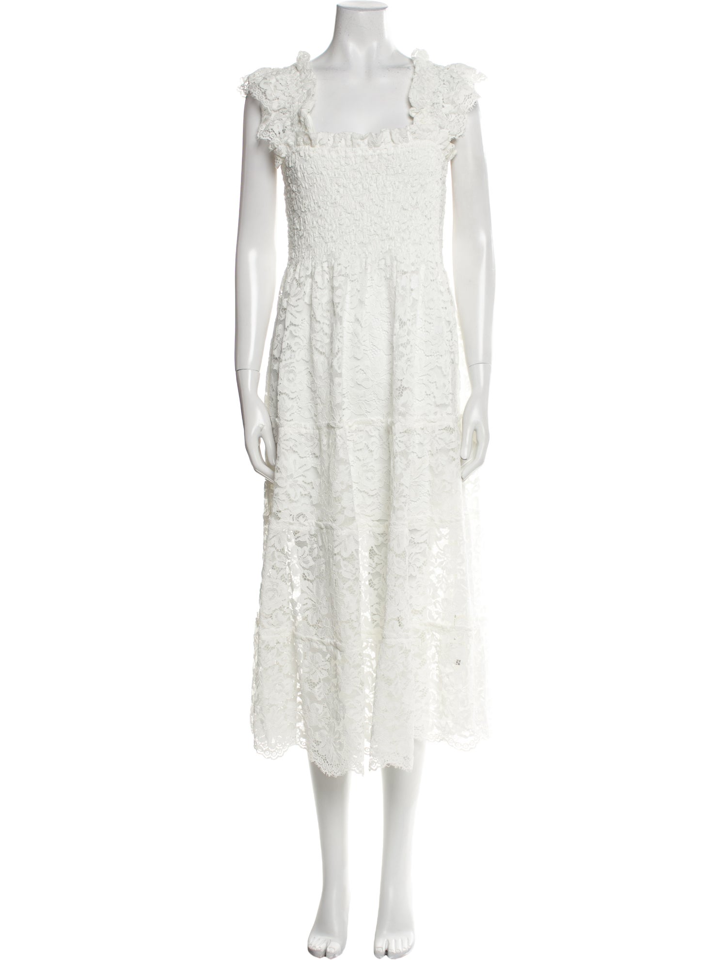 Hill House Home Lace Pattern Long Dress