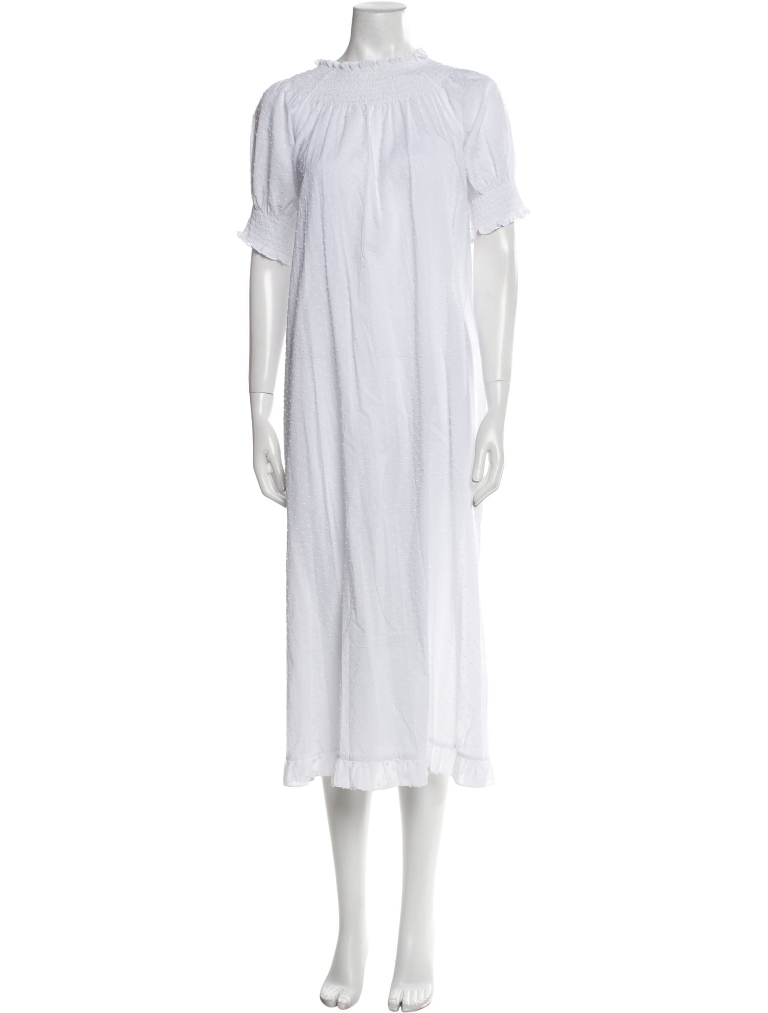 Hill House Home Crew Neck Midi Length Dress