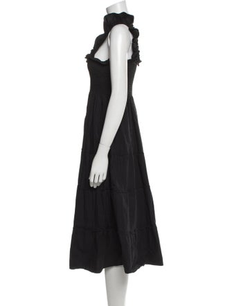Hill House Home Square Neckline Midi Length Dress