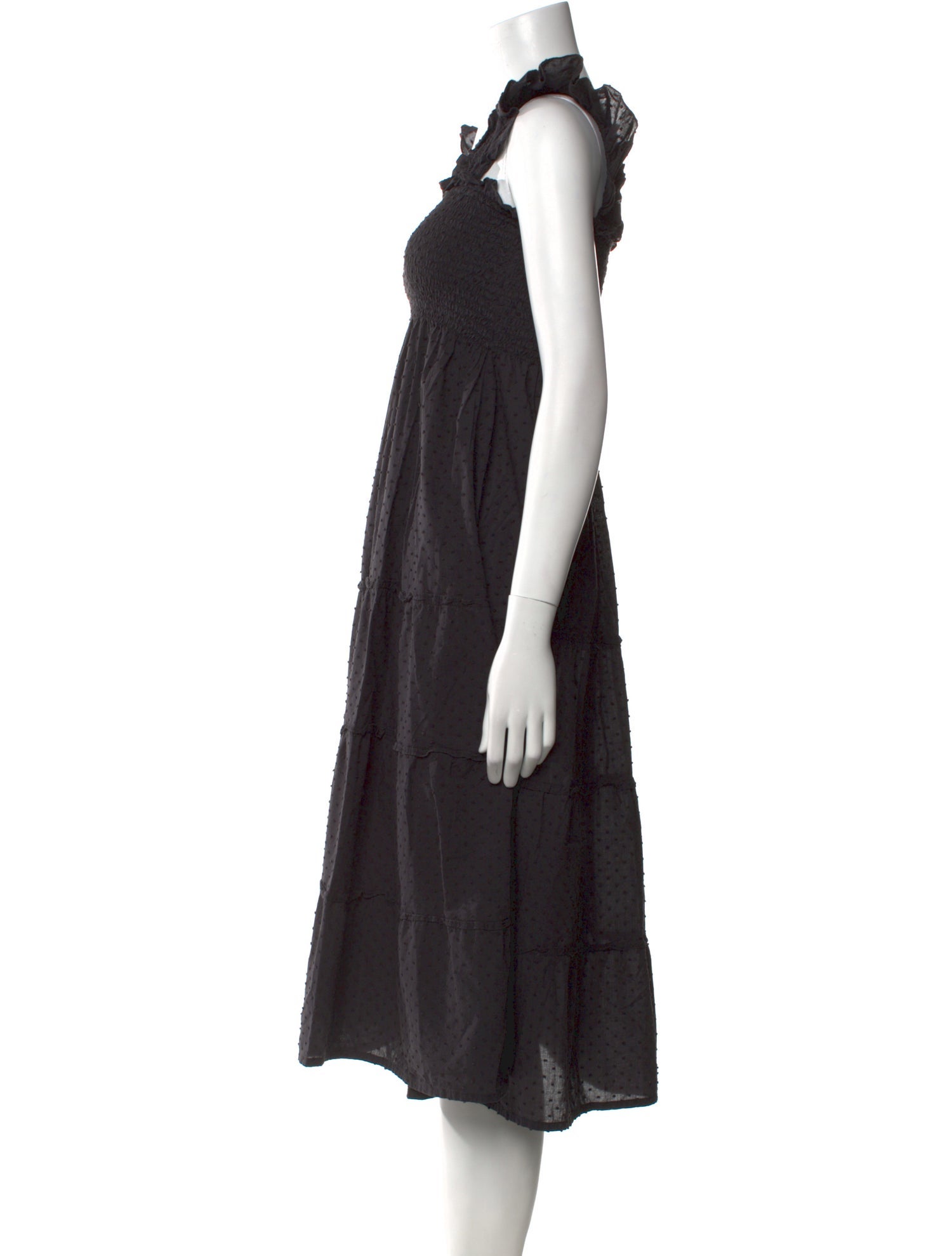 Hill House Home Square Neckline Midi Length Dress