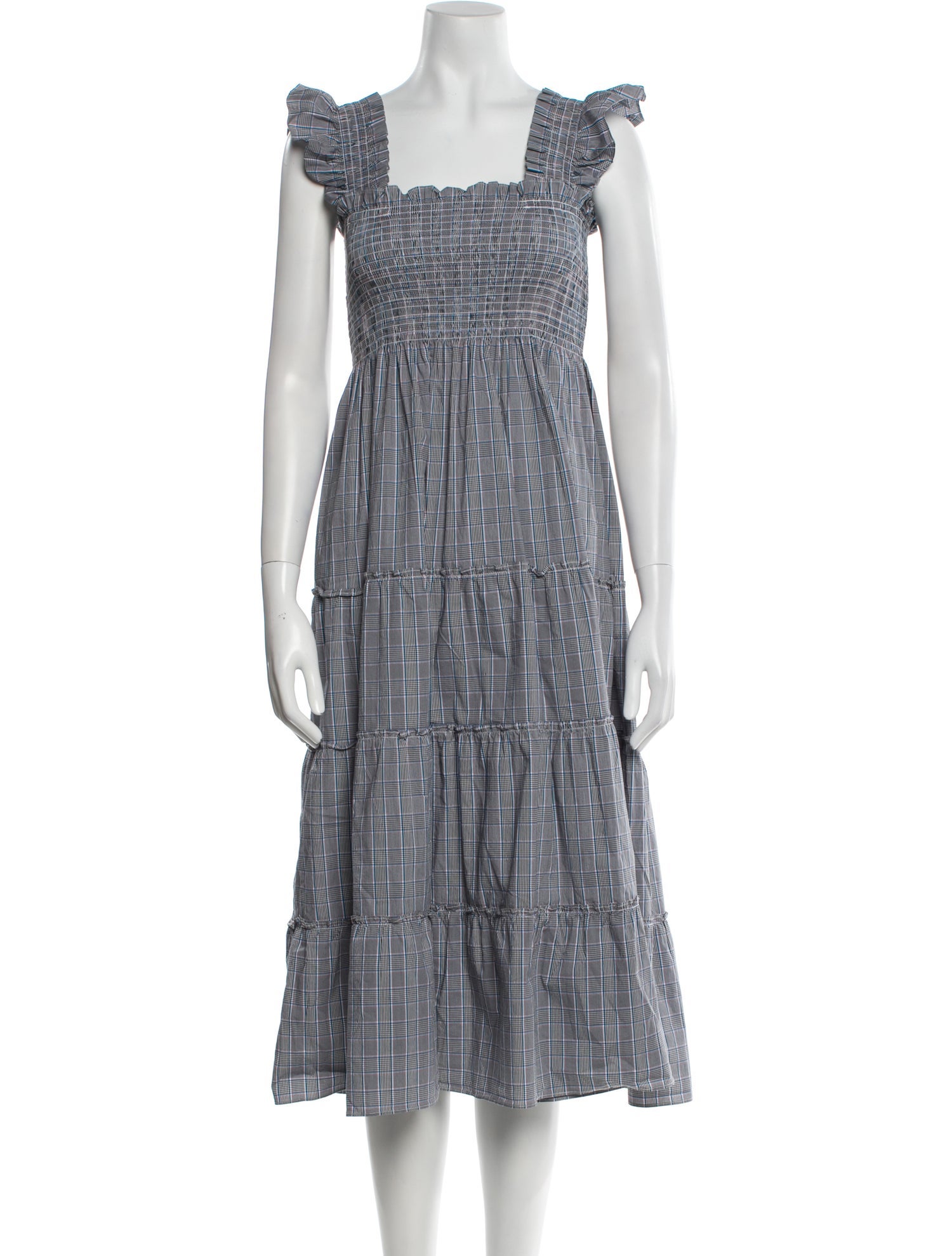 Hill House Home Plaid Print Long Dress