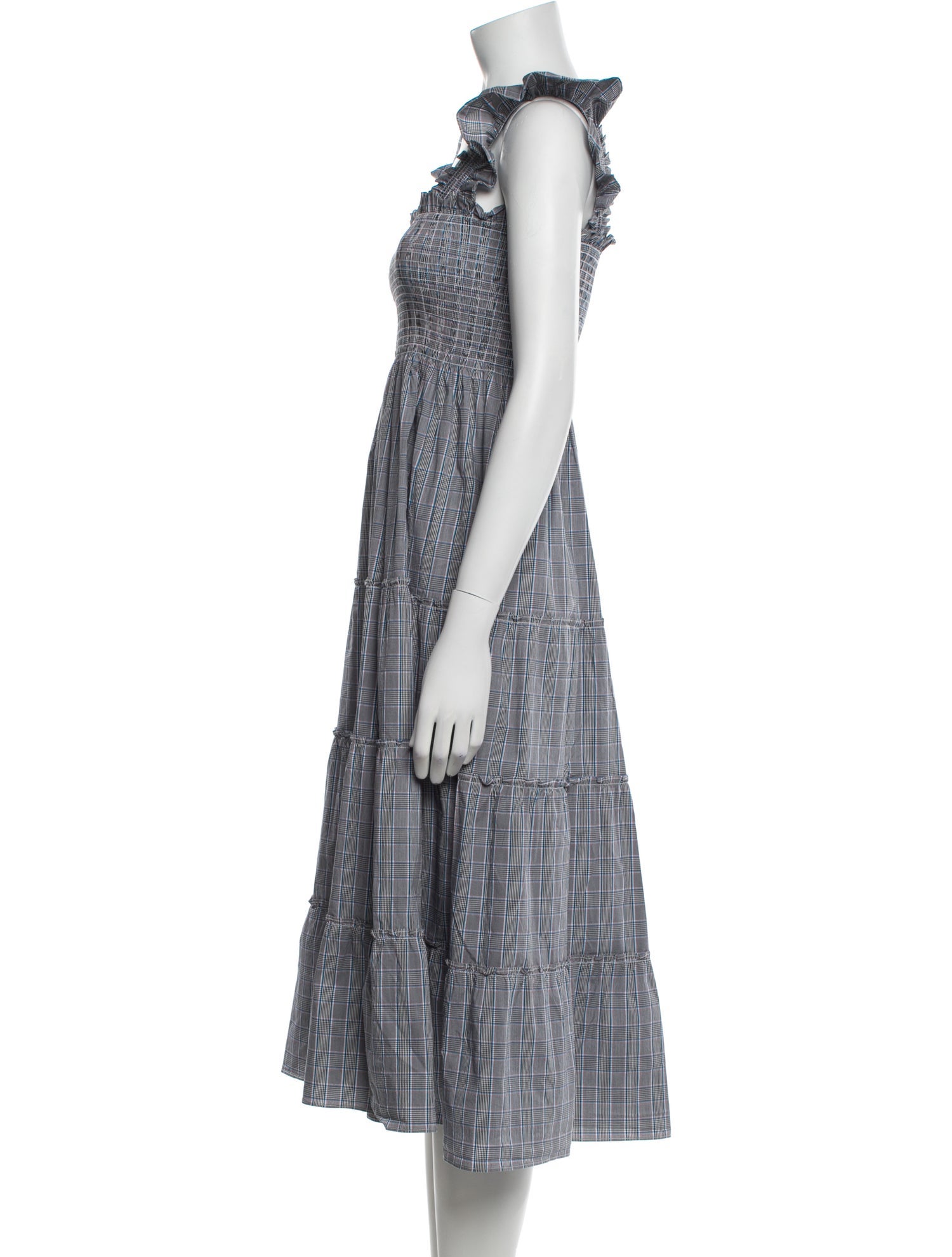 Hill House Home Plaid Print Long Dress