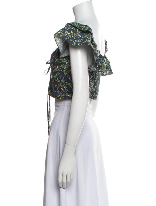 Hill House Home Alexa Floral Print Crop Top