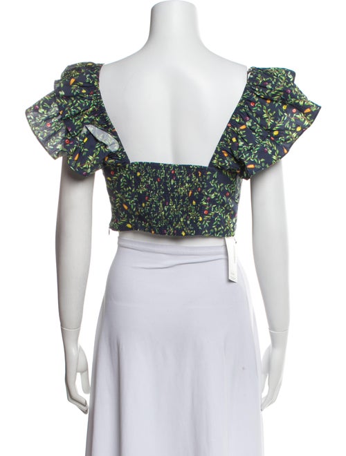 Hill House Home Alexa Floral Print Crop Top