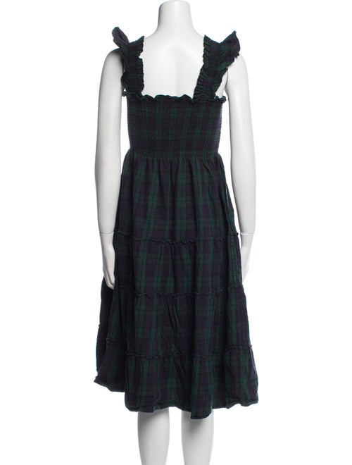 Hill House Home Plaid Print Knee-Length Dress