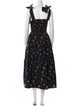 Hill House Home Floral Print Midi Length Dress