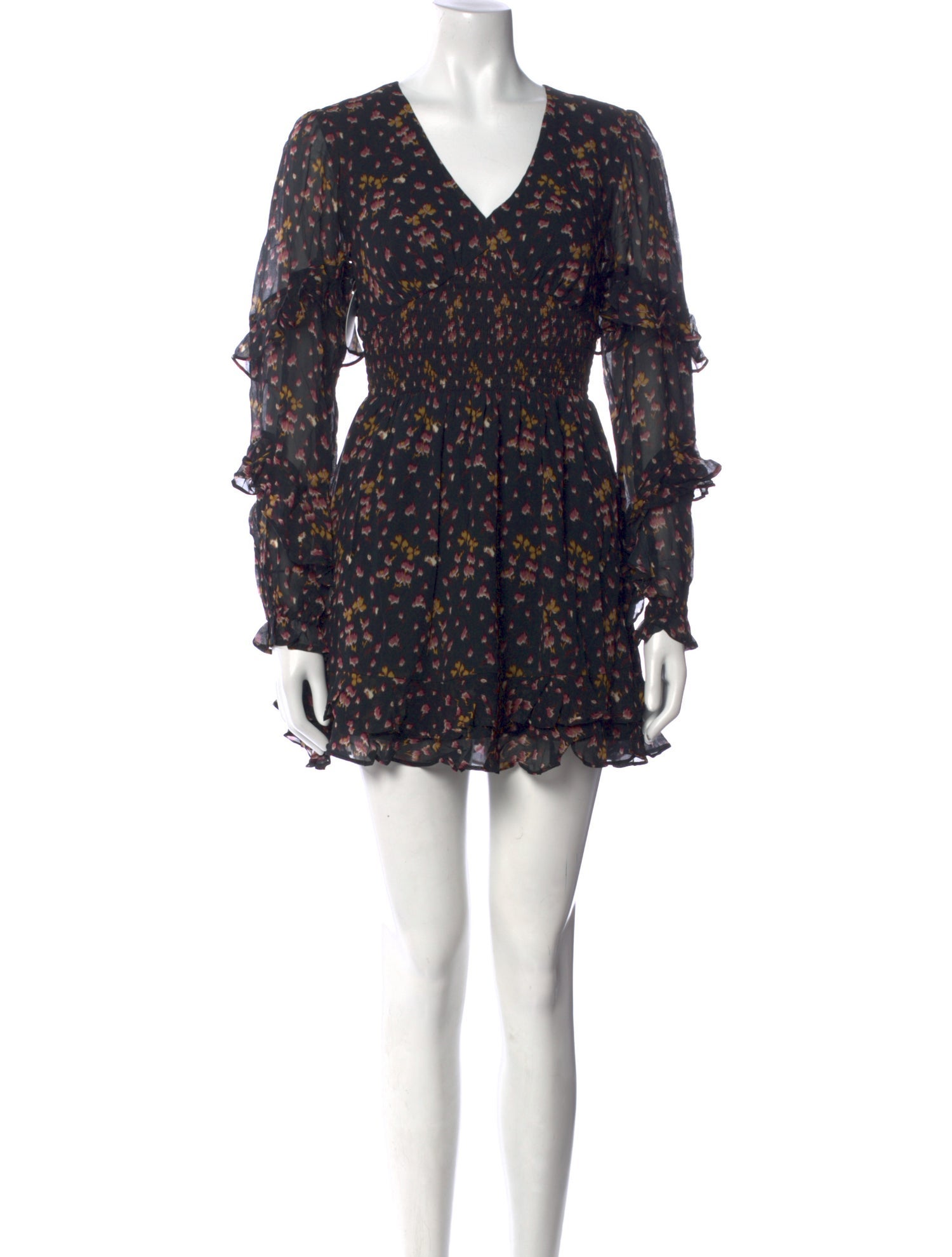Hill House Home Floral Print Mini Dress w/ Tags