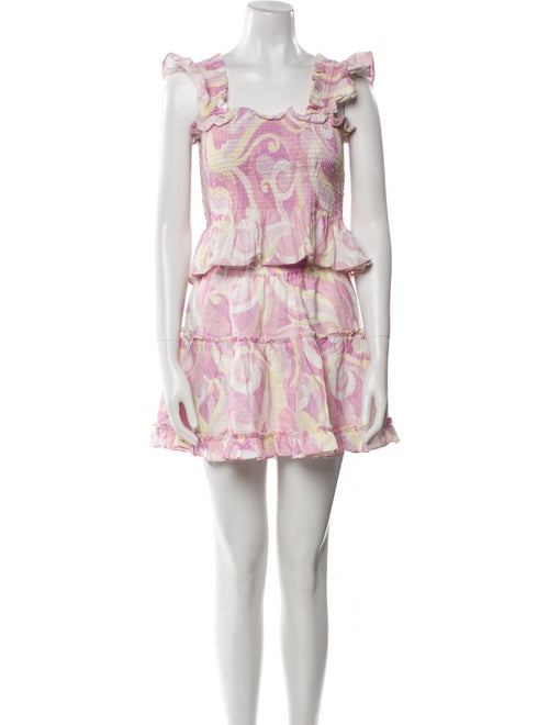 Hill House Home Linen Printed Skirt Set