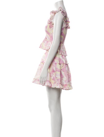 Hill House Home Linen Printed Skirt Set