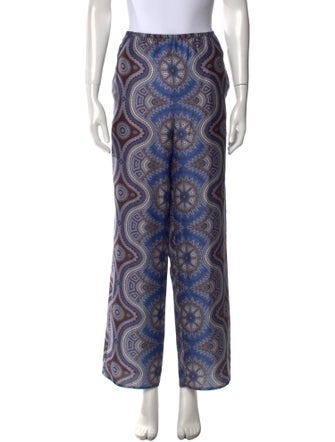 Hill House Home Paisley Print Wide Leg Pants