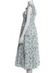 Hill House Home Floral Print Midi Length Dress