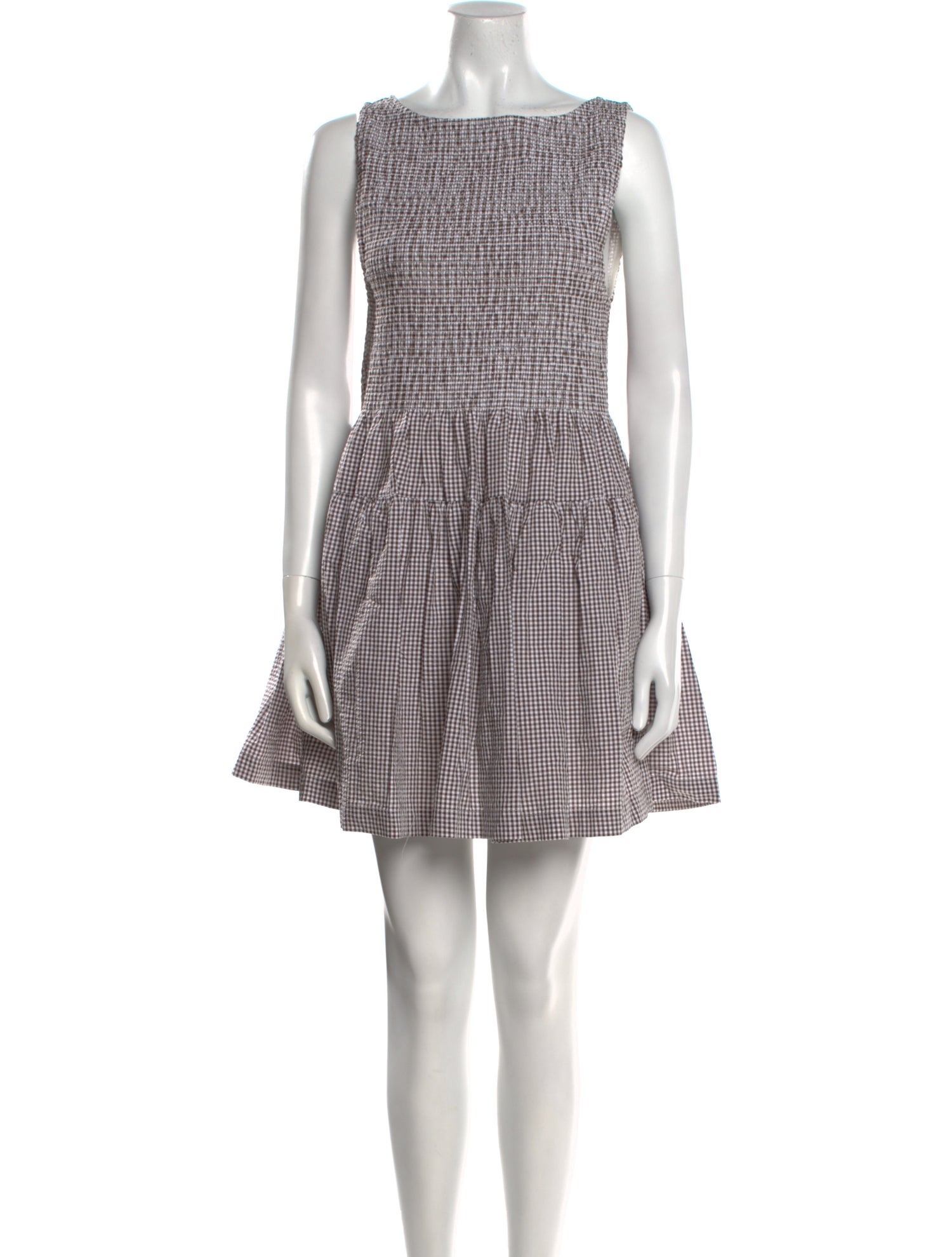 Hill House Home Plaid Print Mini Dress