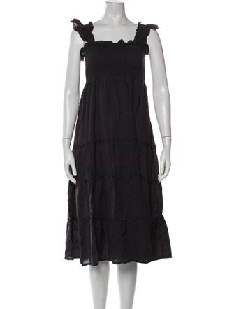 Hill House Home Square Neckline Knee-Length Dress