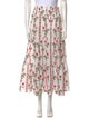 Hill House Home Floral Print Midi Length Skirt