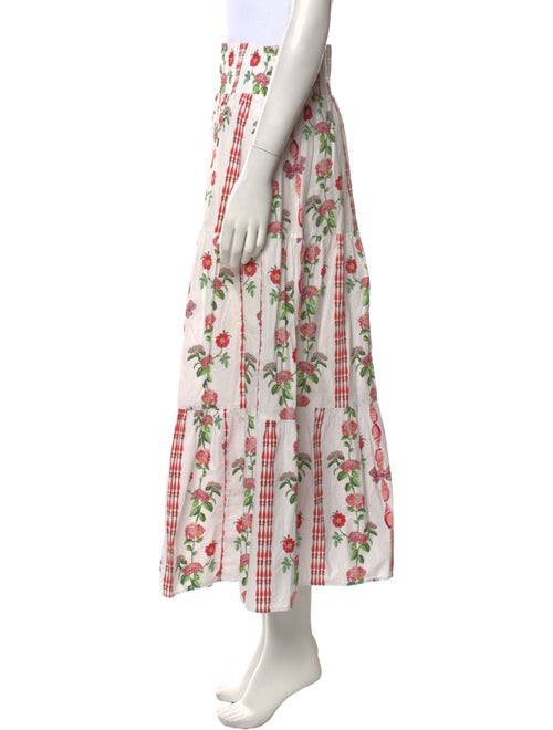 Hill House Home Floral Print Midi Length Skirt