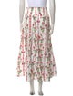 Hill House Home Floral Print Midi Length Skirt