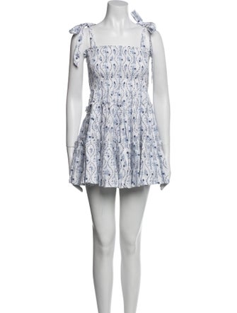 Hill House Home Floral Print Mini Dress