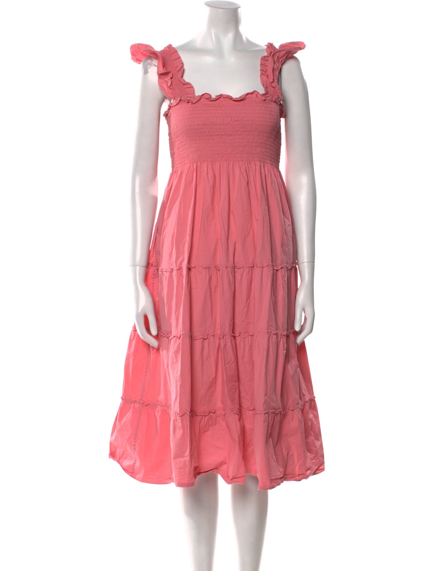 Hill House Home Square Neckline Midi Length Dress