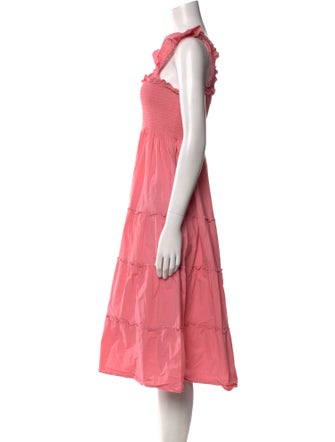 Hill House Home Square Neckline Midi Length Dress