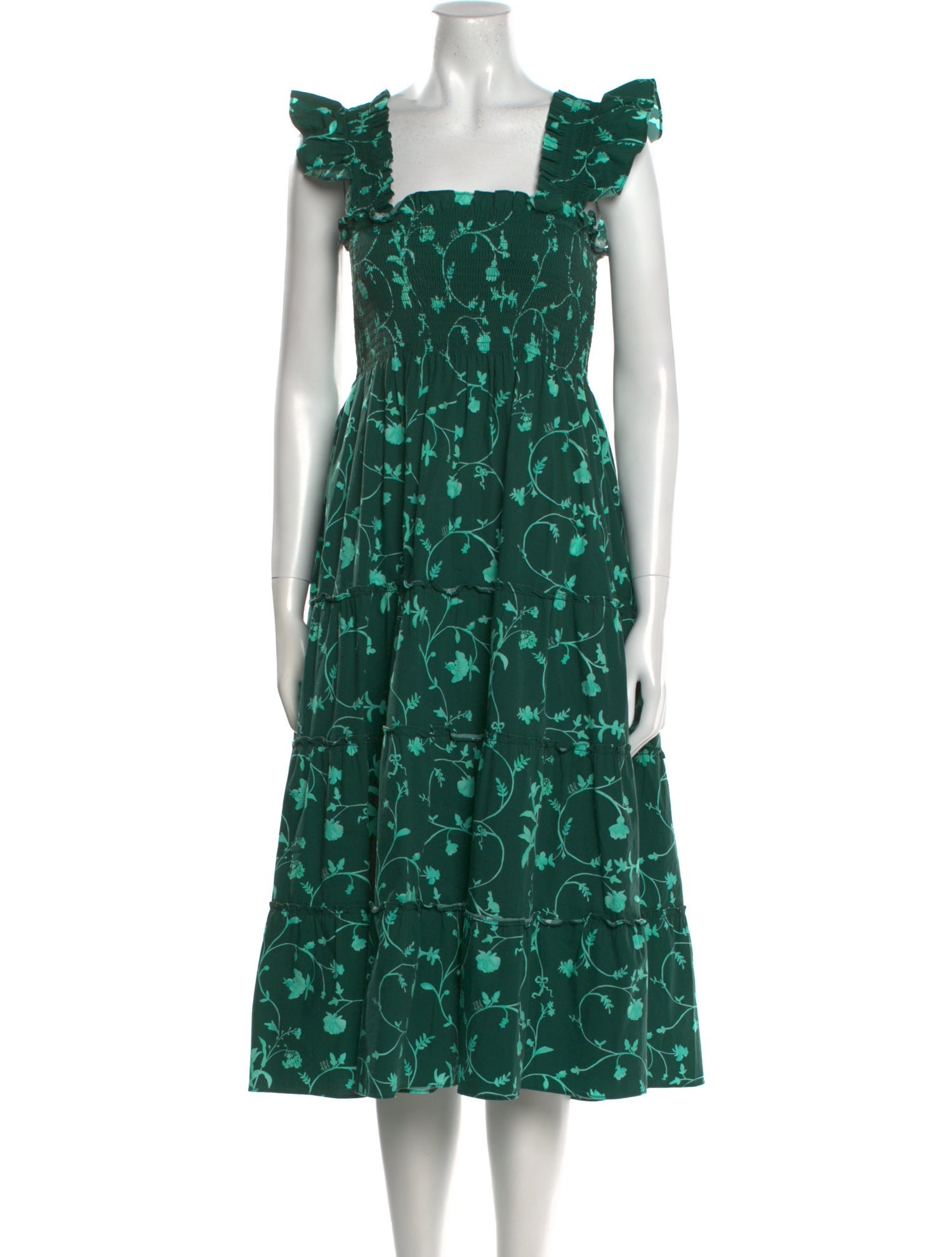 Hill House Home Printed Midi Length Dress