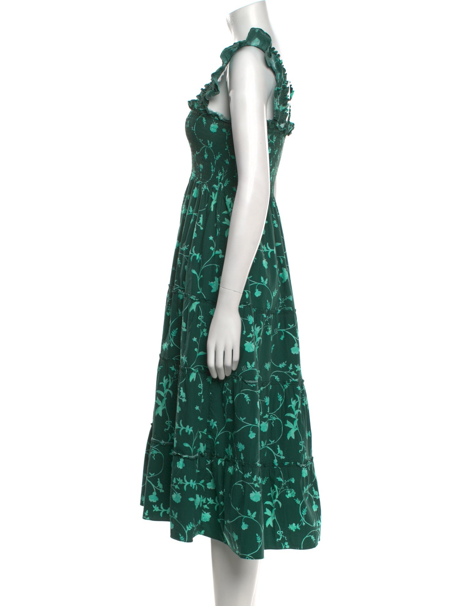 Hill House Home Printed Midi Length Dress