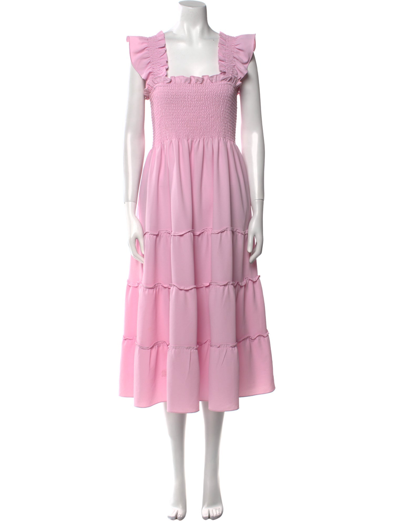 Hill House Home Square Neckline Midi Length Dress