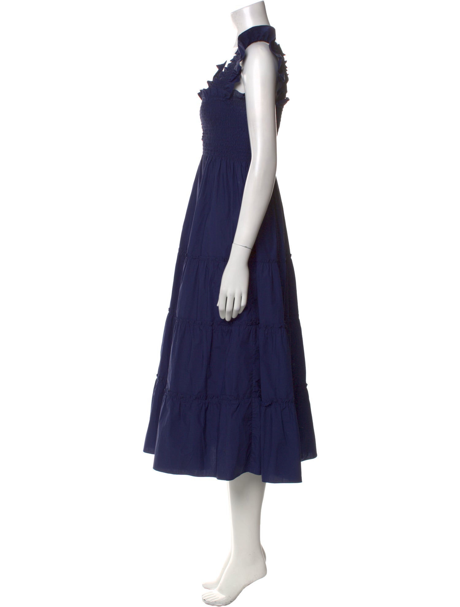 Hill House Home Square Neckline Midi Length Dress