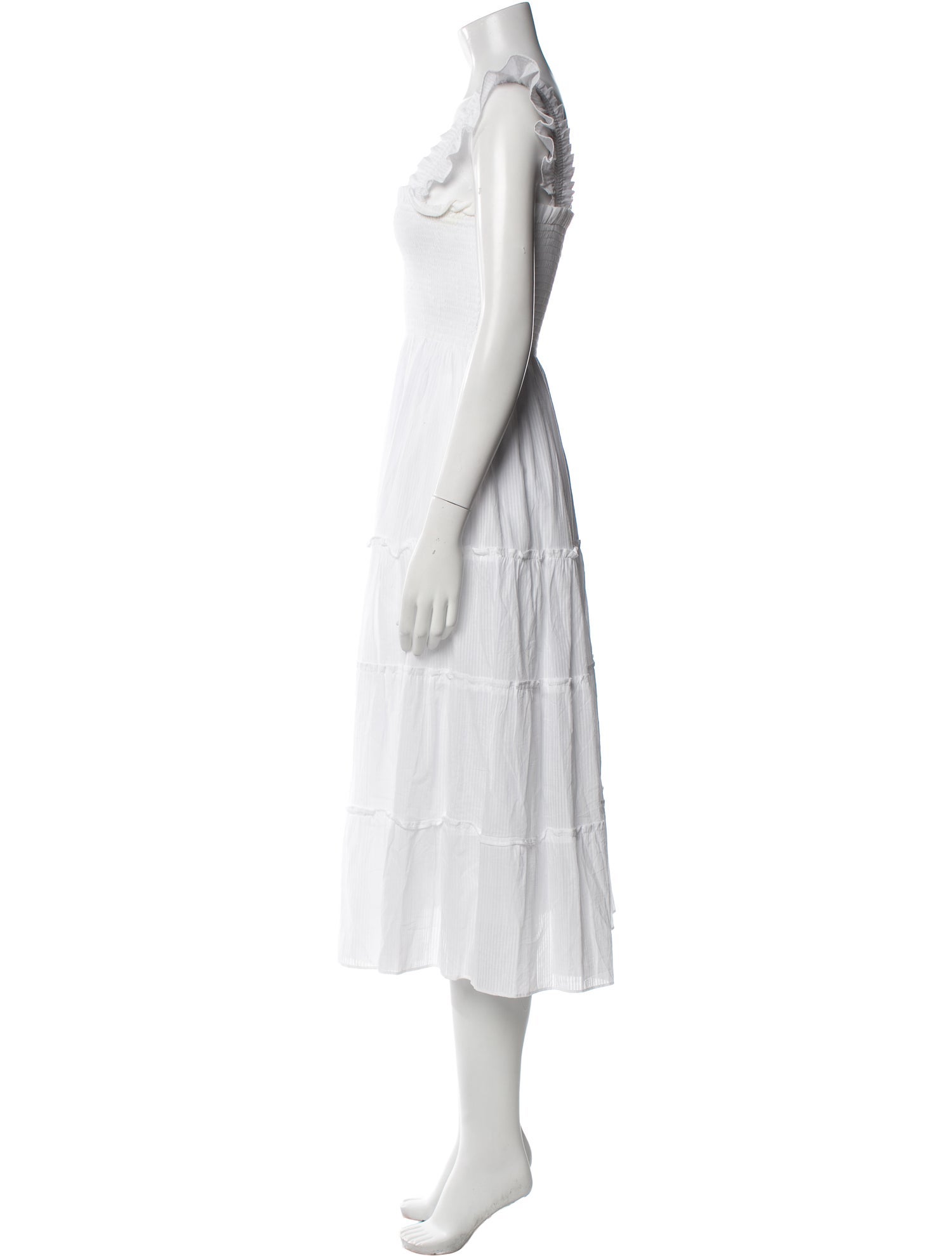 Hill House Home Square Neckline Midi Length Dress