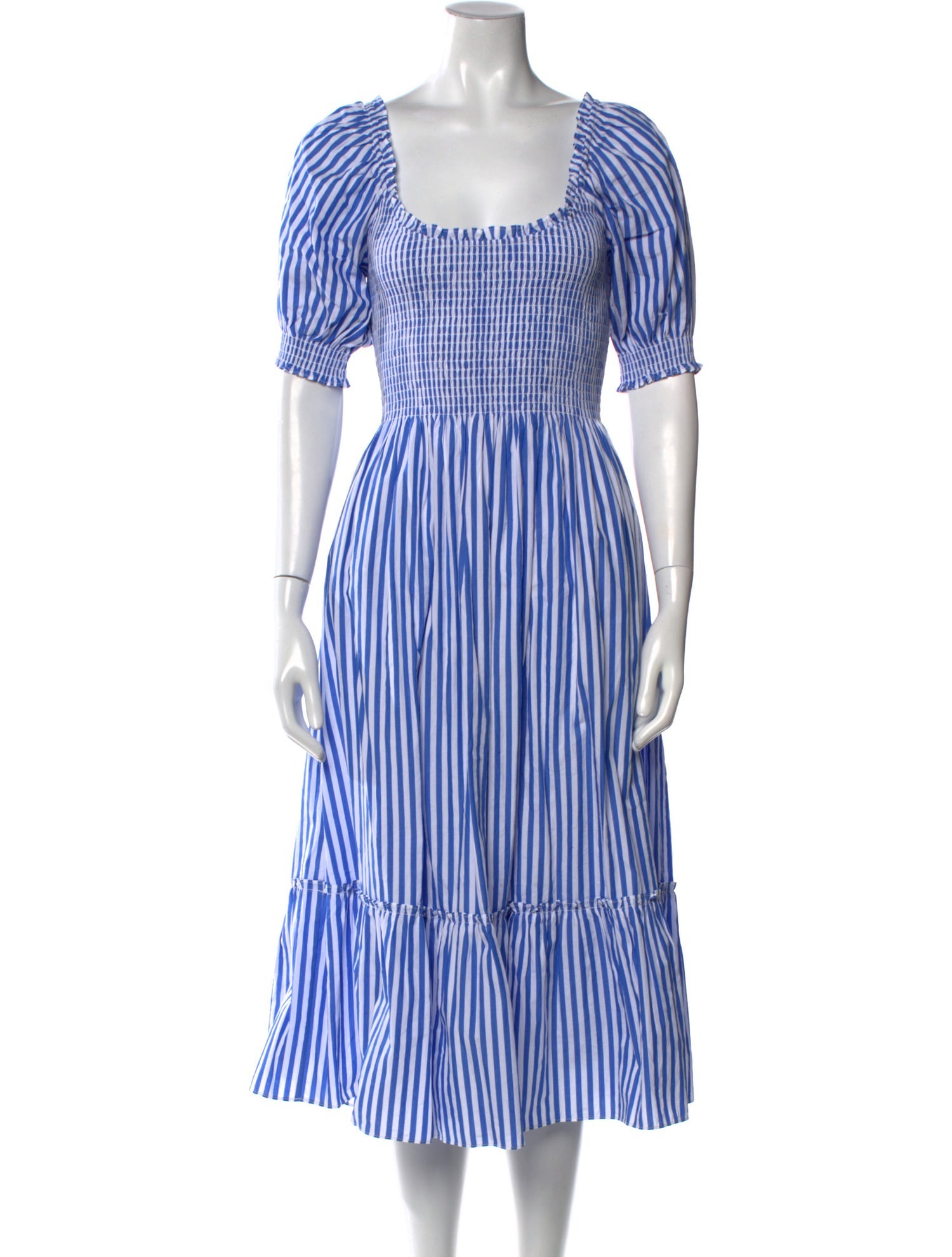 Hill House Home Striped Midi Length Dress