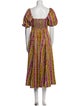 Hill House Home Printed Midi Length Dress