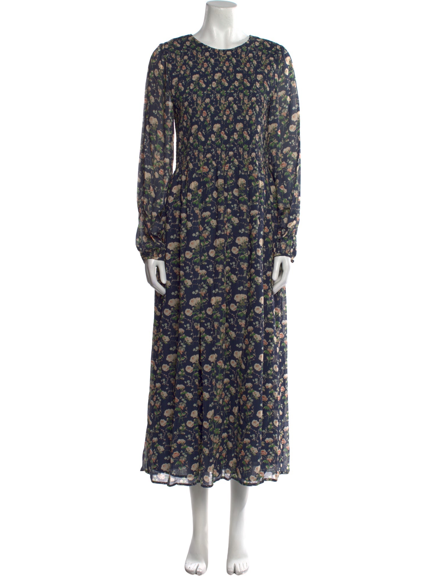 Hill House Home Floral Print Long Dress