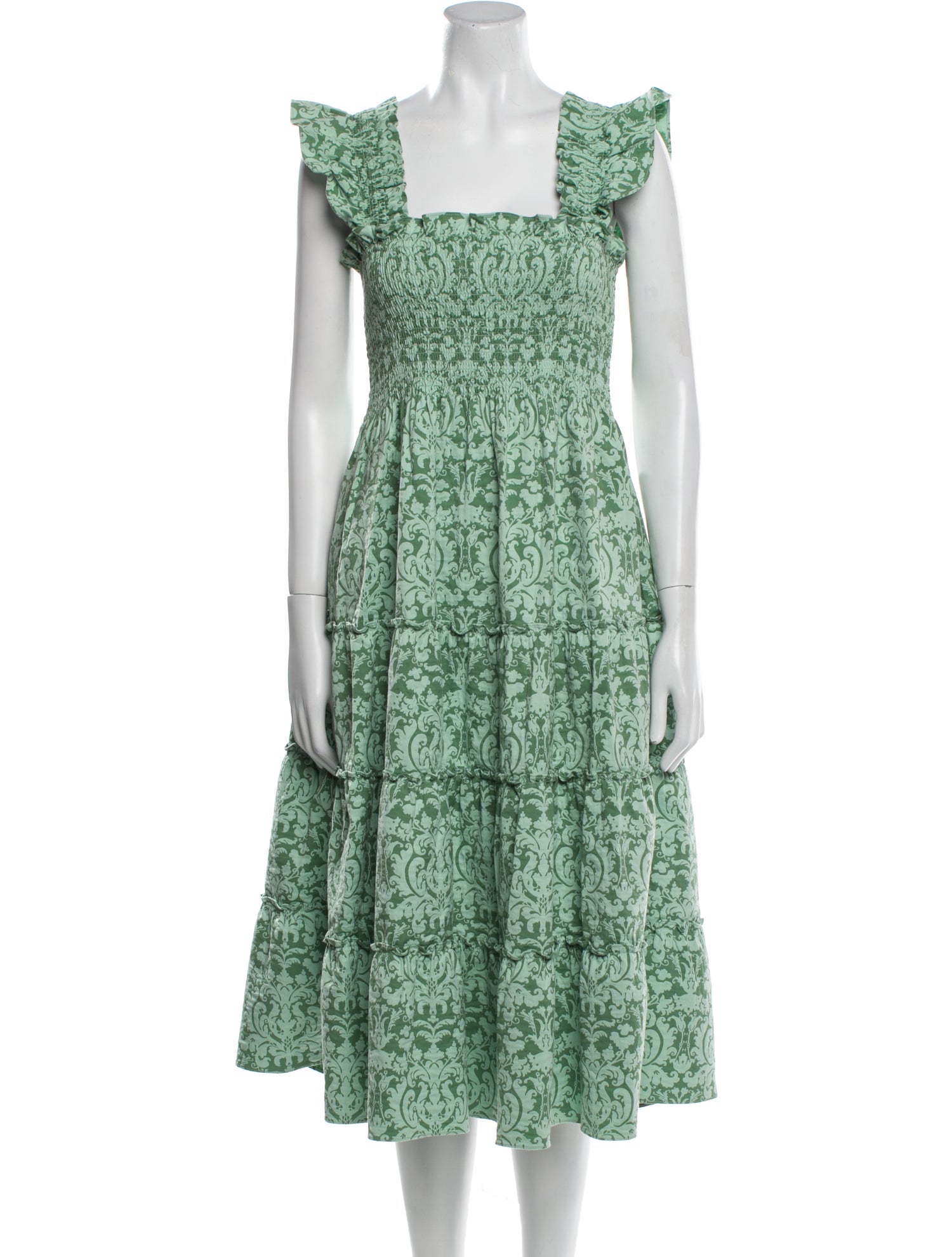 Hill House Home Printed Midi Length Dress