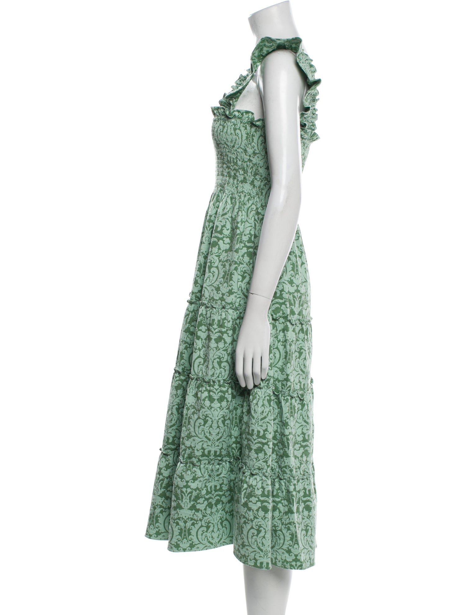 Hill House Home Printed Midi Length Dress