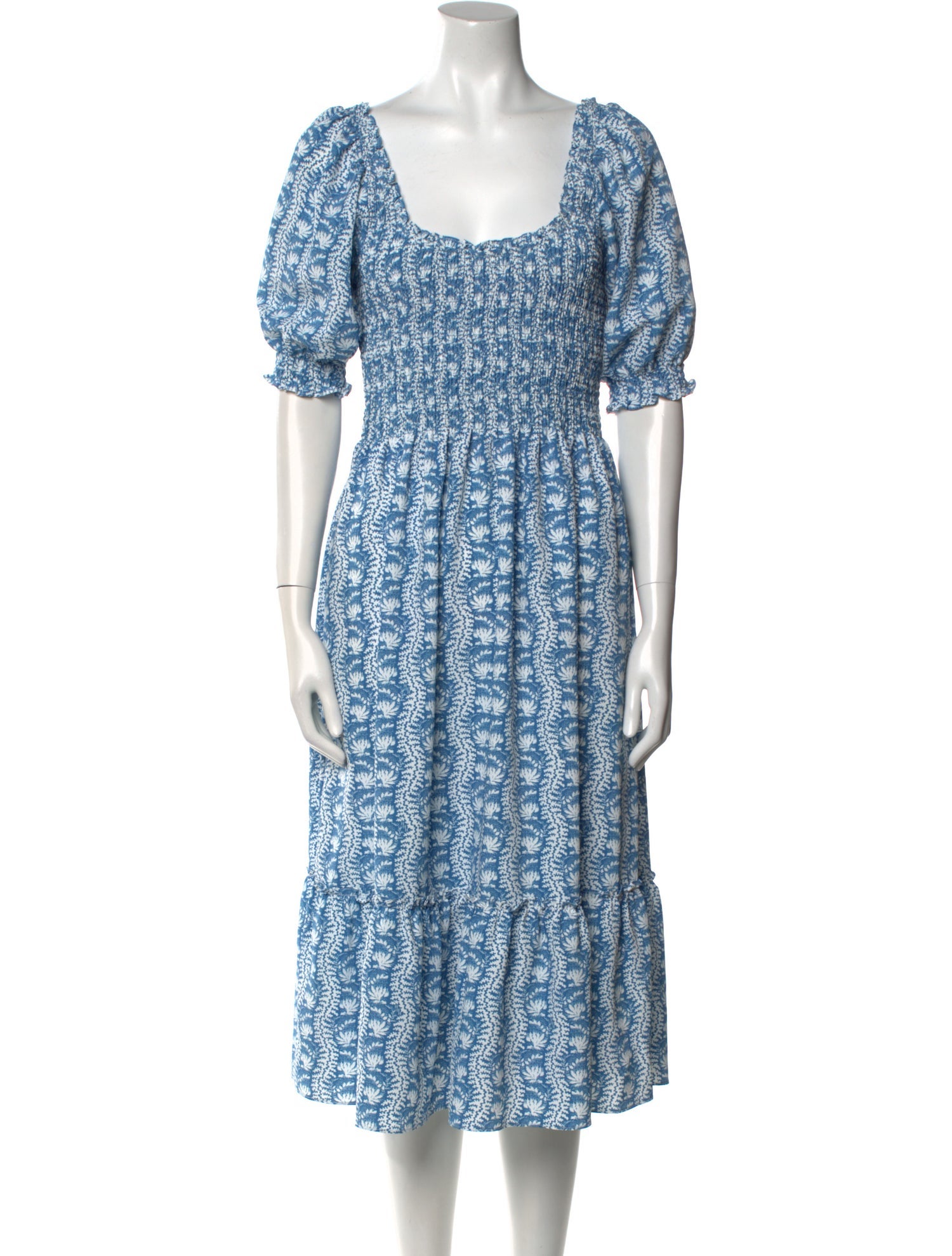 Hill House Home Printed Midi Length Dress