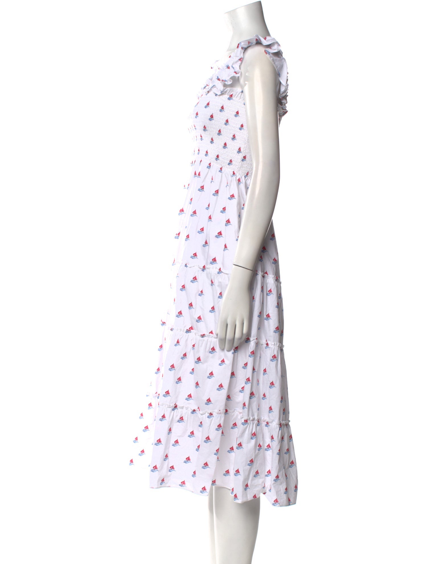 Hill House Home Printed Midi Length Dress