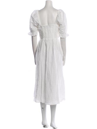 Hill House Home V-Neck Midi Length Dress