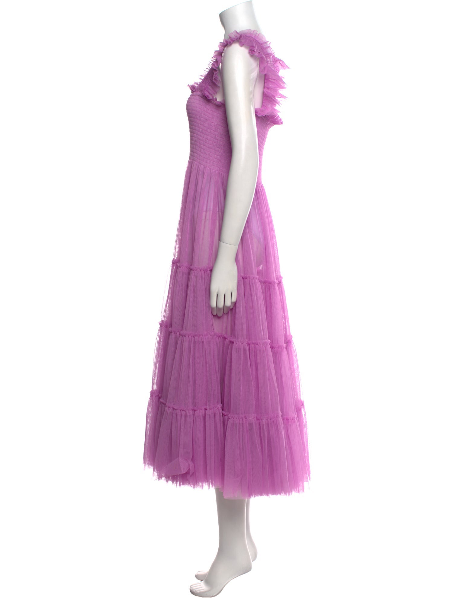 Hill House Home Square Neckline Midi Length Dress