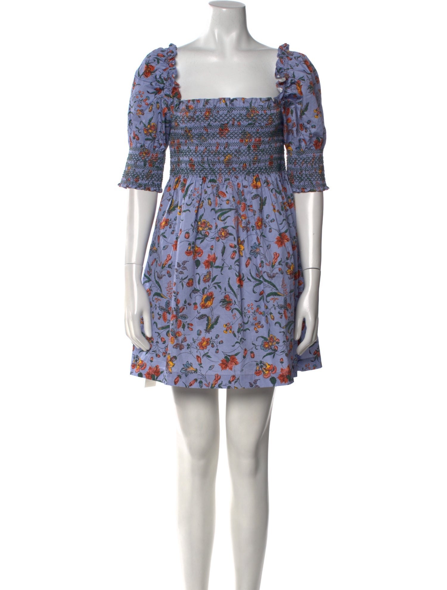 Hill House Home Floral Print Mini Dress w/ Tags