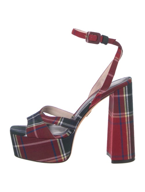 Hill House Home Plaid Print Sandals