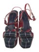 Hill House Home Plaid Print Sandals