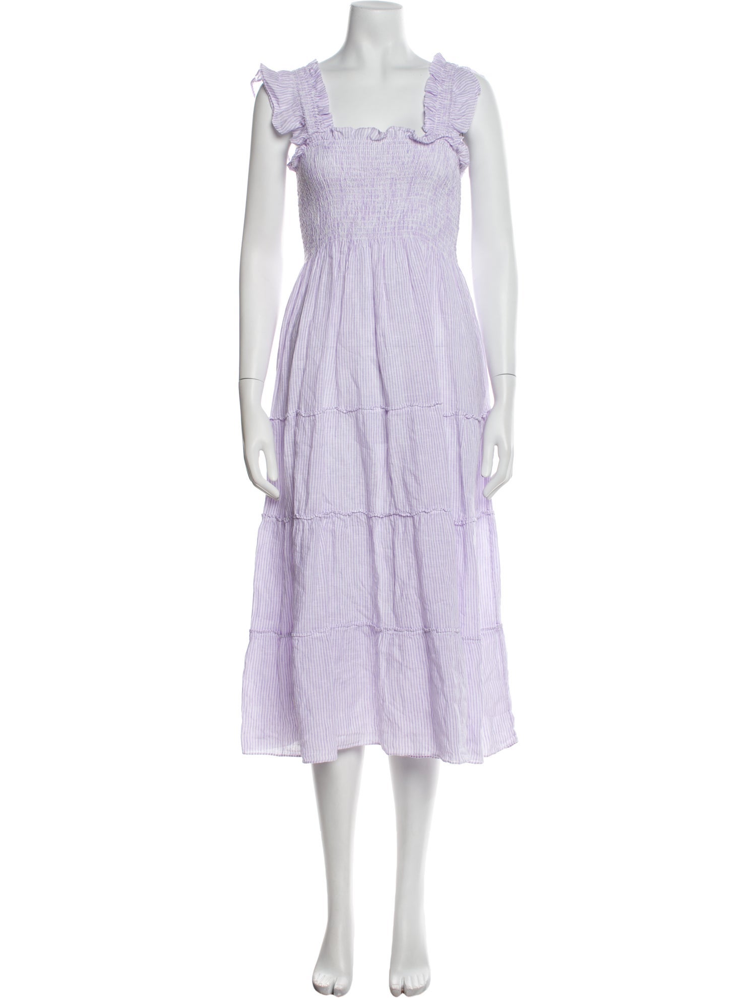 Hill House Home Linen Midi Length Dress