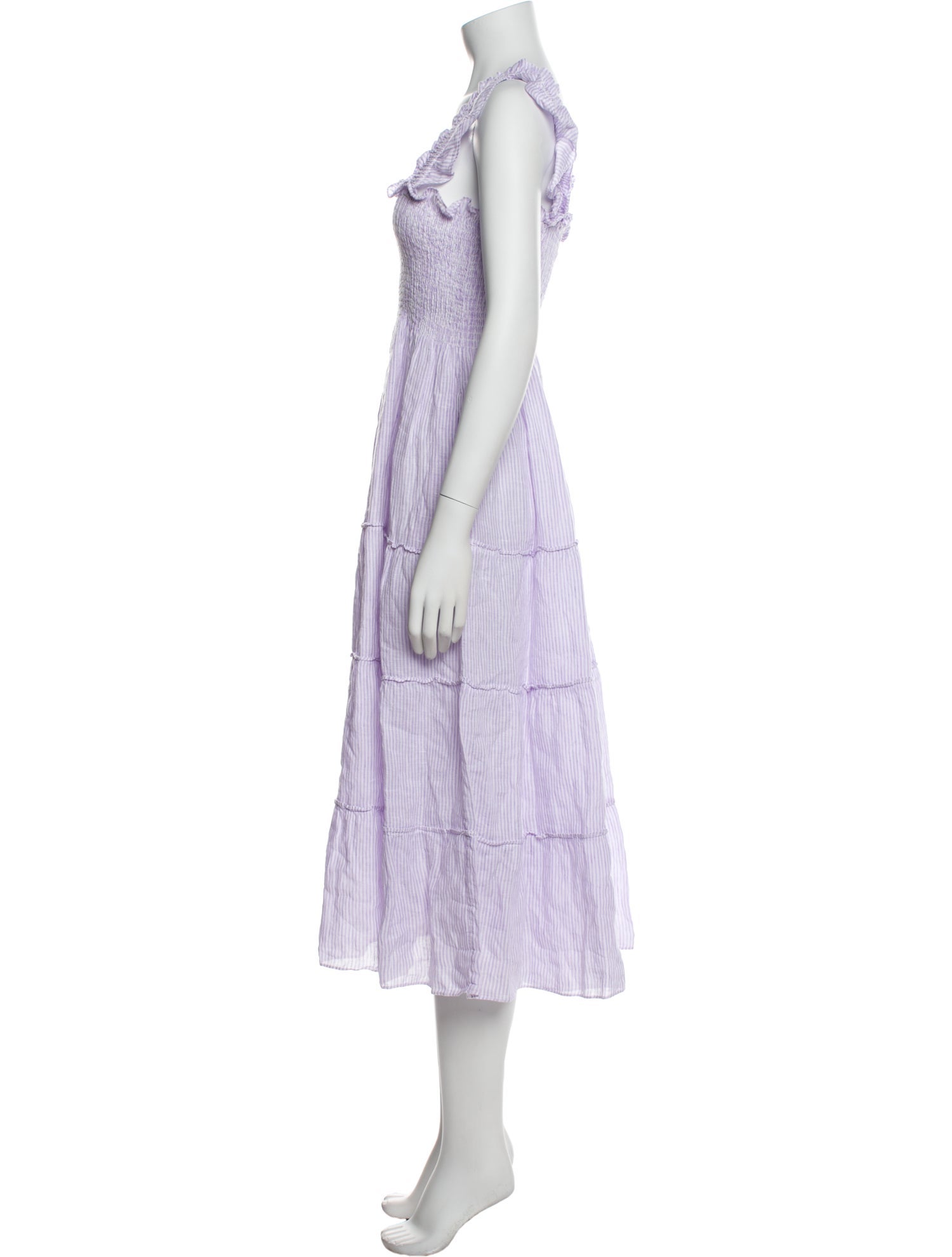 Hill House Home Linen Midi Length Dress