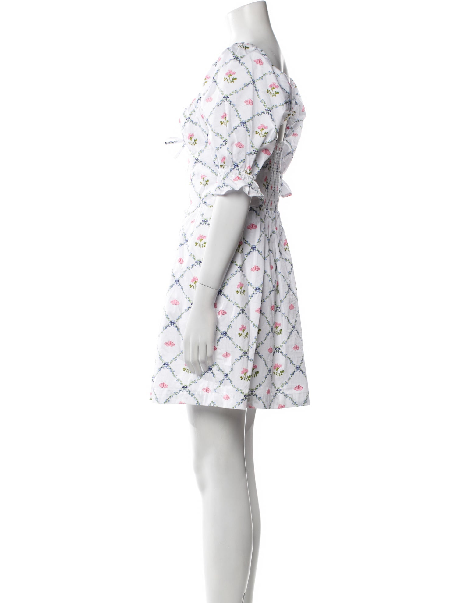 Hill House Home Floral Print Mini Dress w/ Tags