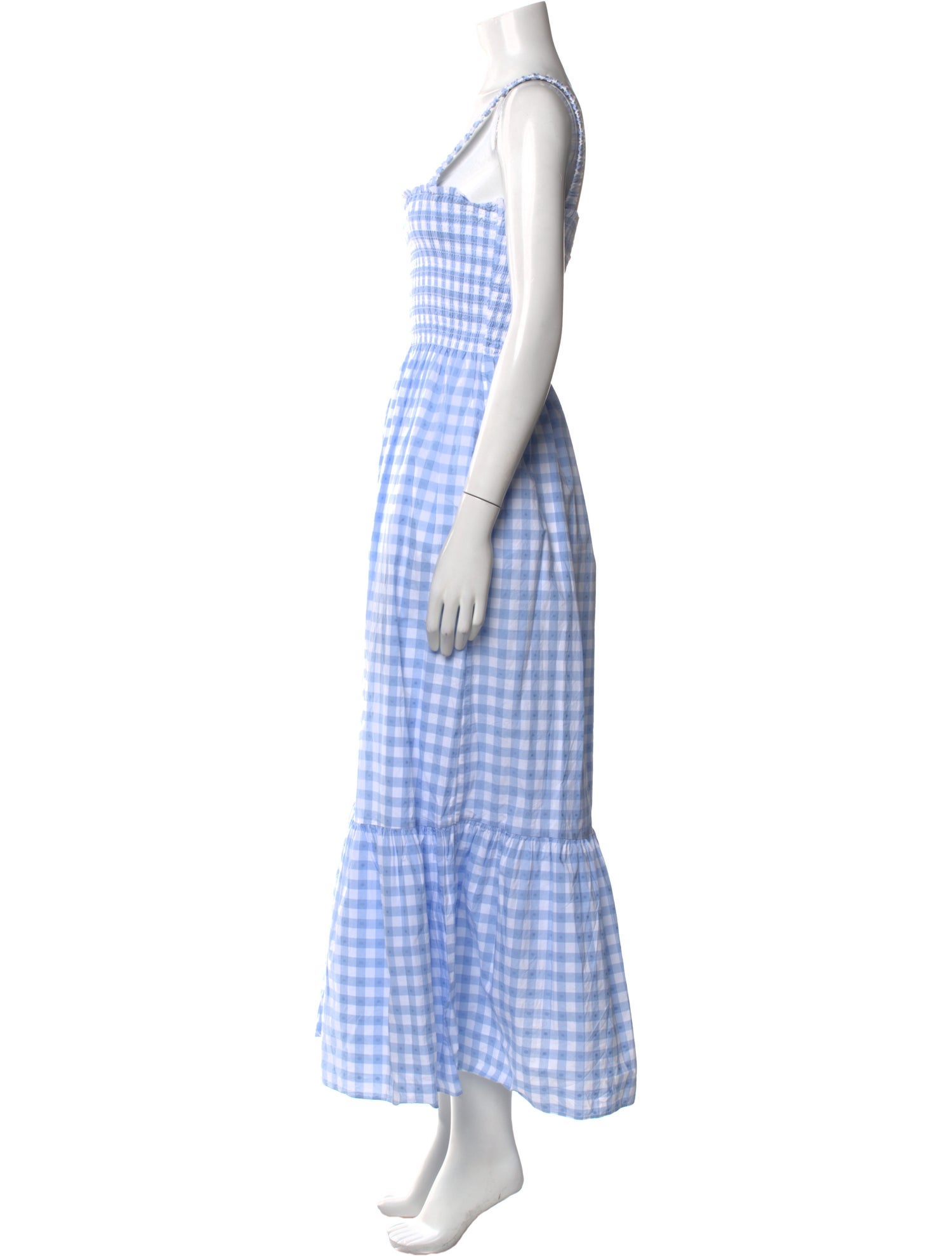 Hill House Home Plaid Print Long Dress