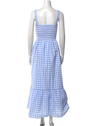 Hill House Home Plaid Print Long Dress