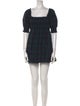 Hill House Home Plaid Print Mini Dress