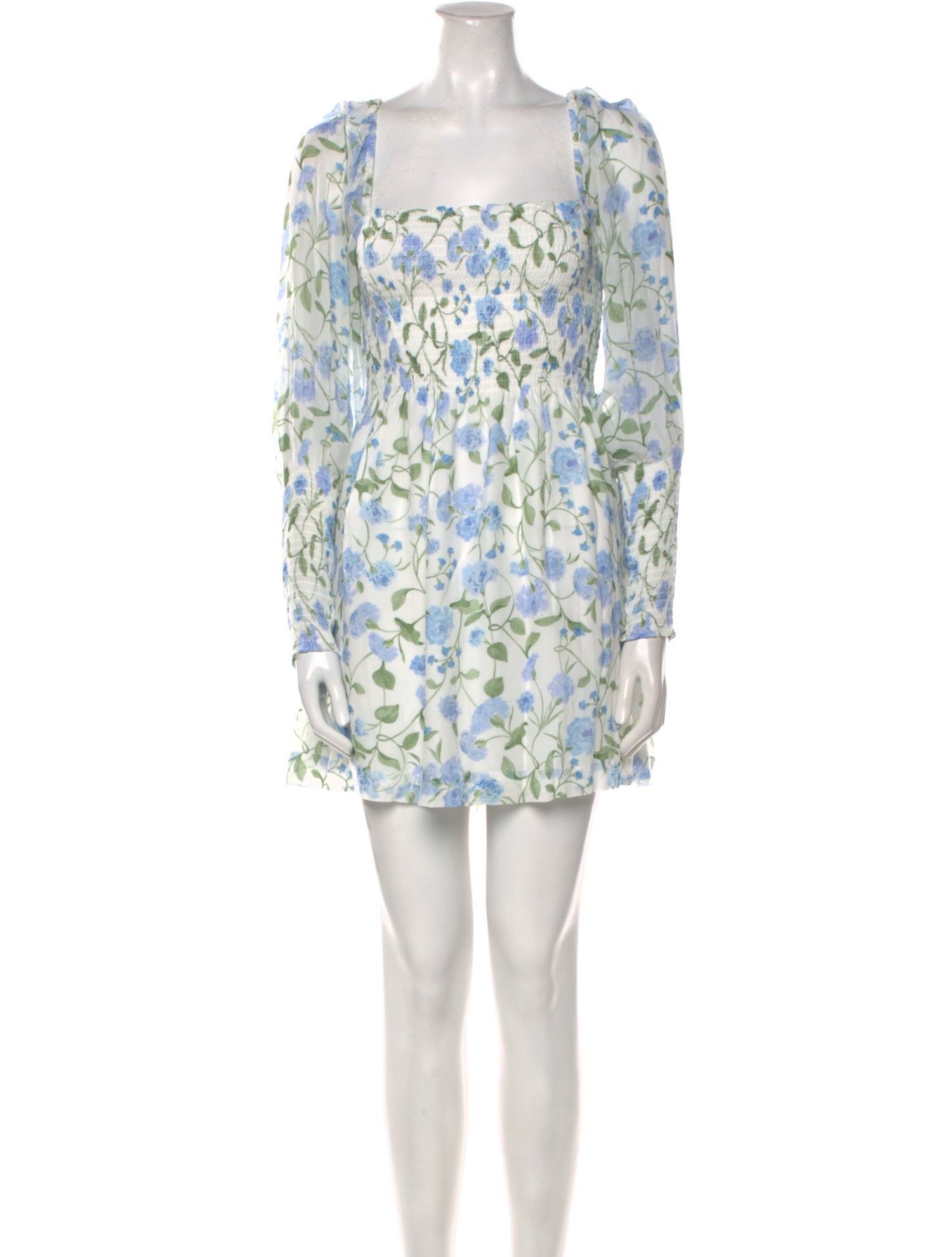 Hill House Home Floral Print Mini Dress