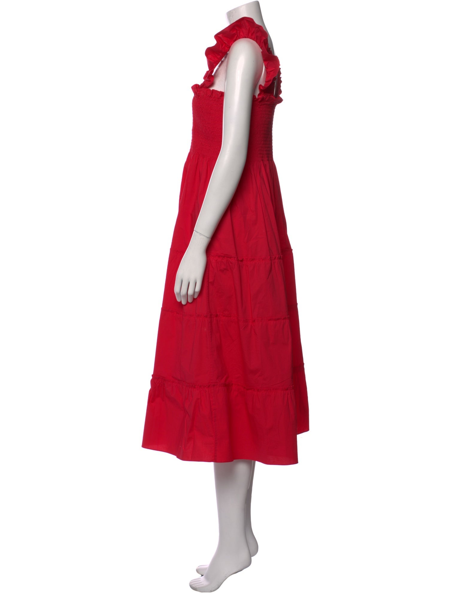 Hill House Home Square Neckline Midi Length Dress